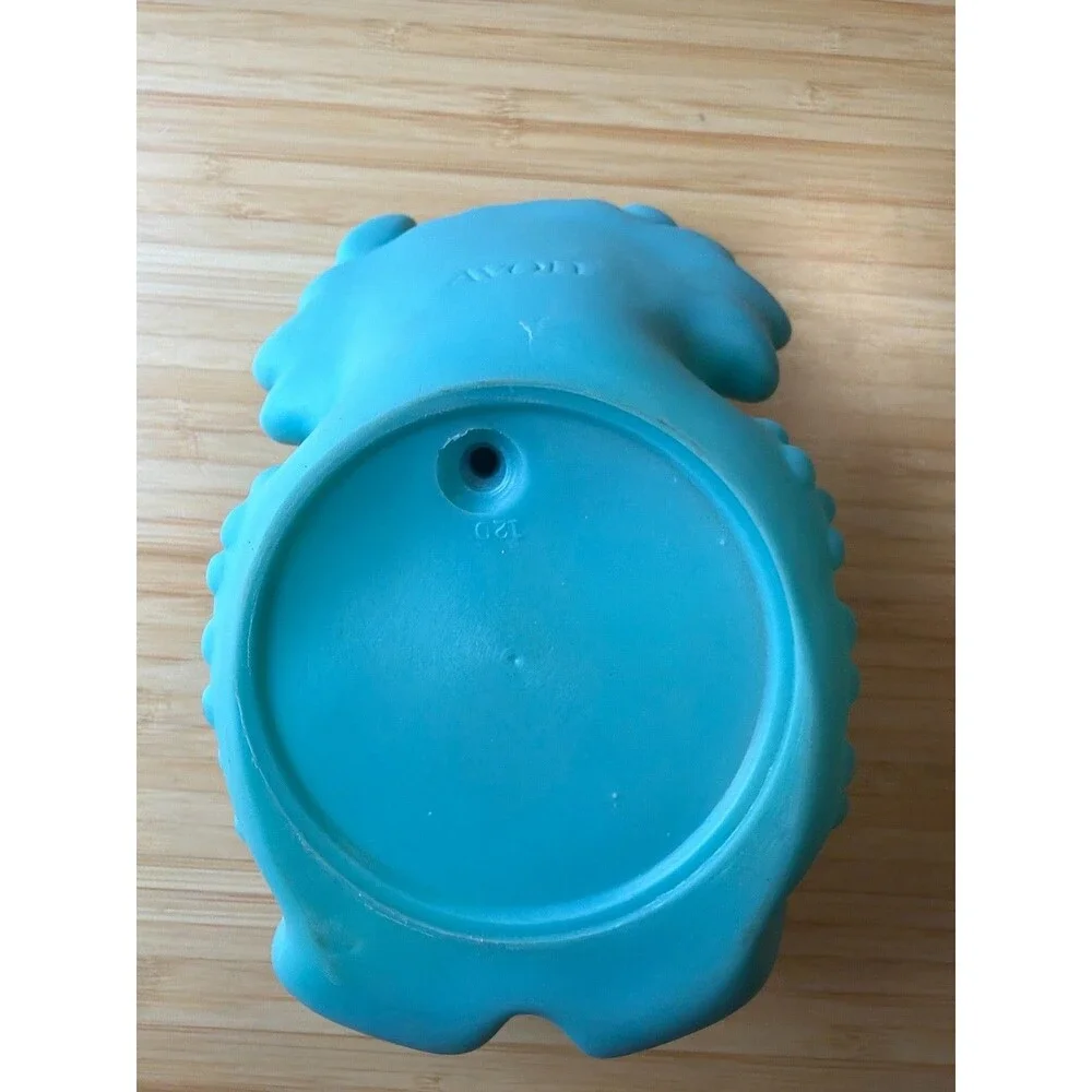 Vintage Avon Monster Soap Dish Holder Blue Rubber Creature 1980s Kids‎
